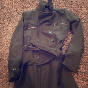 Corduroy trench coat